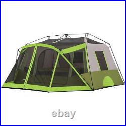 NEW Ozark Trail 14' x 13.5' 9 Person 2 Room Instant Cabin Tent with Screen Room
