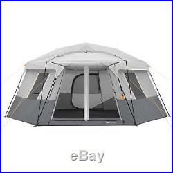 NEW Ozark Trail 17' x 15' Person Instant Hexagon Cabin Tent Sleeps 11 Camping