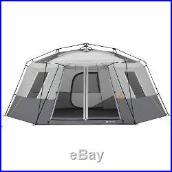 NEW Ozark Trail 17' x 15' Person Instant Hexagon Cabin Tent Sleeps 11 Camping