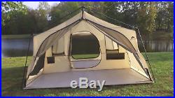 NEW Ozark Trail Camping Tent 14 Person 2 Room Cabin Outdoor Large Family Lodge