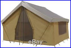 NEW Trek Tents 245C Canvas Cabin 9' x 12' Heavy Duty 7 Person Tent with Fly Cover