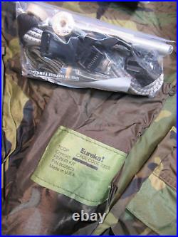 NOS Eureka TCOP Combat Tent One Person Woodland/ Tan USMC Rainfly