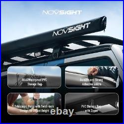NOVSIGHT 420D Rooftop Sidecar Pull Out SunShade Awning Outdoor Camping Travel NOVSIGHT 420D Rooftop Sidecar Pull Out SunShade Awning Outdoor Camping Travel