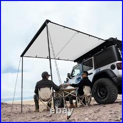 NOVSIGHT 420D Rooftop Sidecar Pull Out SunShade Awning Outdoor Camping Travel NOVSIGHT 420D Rooftop Sidecar Pull Out SunShade Awning Outdoor Camping Travel