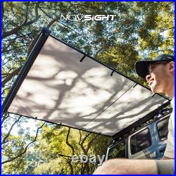 NOVSIGHT 420D Rooftop Sidecar Pull Out SunShade Awning Outdoor Camping Travel NOVSIGHT 420D Rooftop Sidecar Pull Out SunShade Awning Outdoor Camping Travel