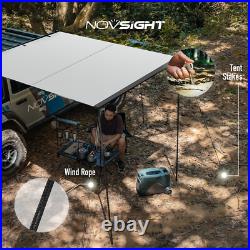 NOVSIGHT 420D Rooftop Sidecar Pull Out SunShade Awning Outdoor Camping Travel NOVSIGHT 420D Rooftop Sidecar Pull Out SunShade Awning Outdoor Camping Travel