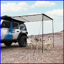 NOVSIGHT 420D Rooftop Sidecar Pull Out SunShade Awning Outdoor Camping Travel NOVSIGHT 420D Rooftop Sidecar Pull Out SunShade Awning Outdoor Camping Travel