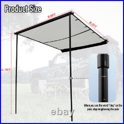 NOVSIGHT 420D Rooftop Sidecar Pull Out SunShade Awning Outdoor Camping Travel NOVSIGHT 420D Rooftop Sidecar Pull Out SunShade Awning Outdoor Camping Travel