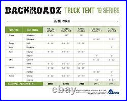 Napier Backroadz Truck Tent Grey/Green Full Size Short Bed 5.5'-5.8