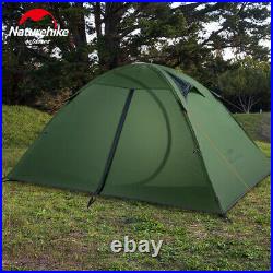 Naturehike Camping 1-2 Personen Zelt Outdoor Ultraleicht 3 Saison Grünes Zelt