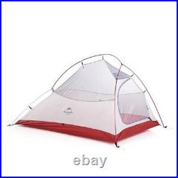 Naturehike Cloud-Up 2 Person Ultralight Backpacking Tent w Ground Mat 20D Gray