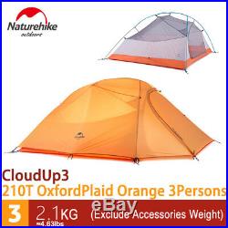 Naturehike Ultralight Outdoor Camping 3 Person Double Layer Waterproof Tent