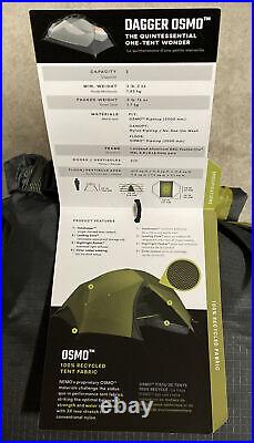 Nemo Dagger Osmo 2 Person Backpacking Tent New With Tags