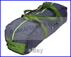 Nemo Wagontop 3 Person Camping Tent with Storage Bag Green / Gray