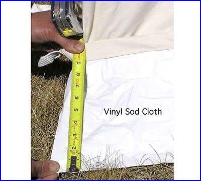 New 12x14 Canvas Wall Tent -Water/Mildew Treated & 3 RAFTER ANGLE KIT