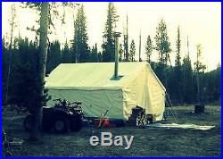 New 13 x 13 Canvas Wall Tent & Angle Kit by Elk Mountain Tents