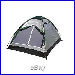 New 2 Person Camping Tent Outdoor Dome Hiking Instant Backpacking Shelter Green