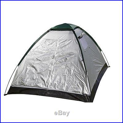 New 2 Person Camping Tent Outdoor Dome Hiking Instant Backpacking Shelter Green