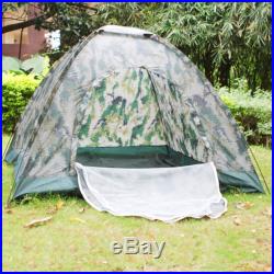 New 4 person Outdoor Camping Waterproof 4 season folding tent Camouflage Hiking