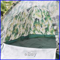 New 4 person Outdoor Camping Waterproof 4 season folding tent Camouflage Hiking