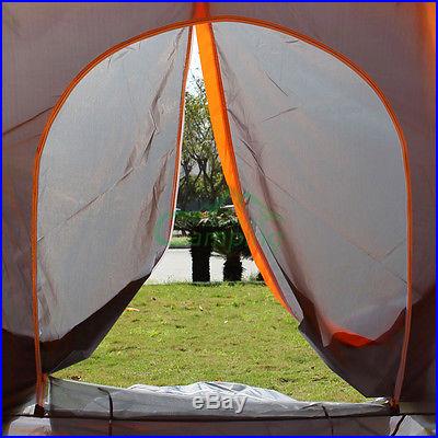 New 8-10 Person Four Seasons Waterproof Large Family Camping Tent #C541