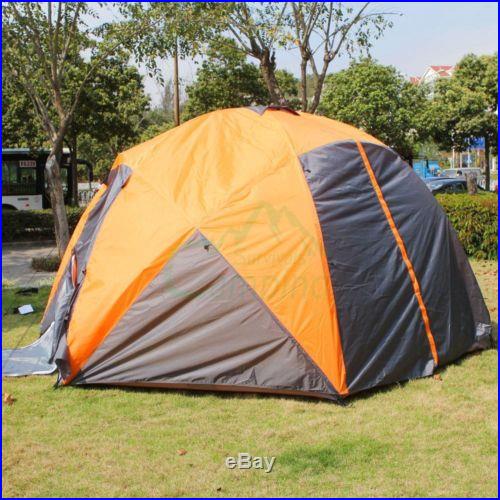 New 8-10 Person Four Seasons Waterproof Large Family Camping Tent #C541