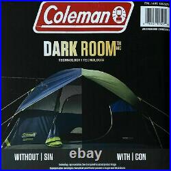 New Coleman 6 Person Dark Room 1262673 Weathertec Tent Free Shipping