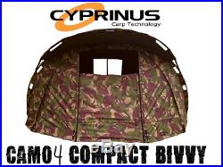 New Cyprinus DPM4 Compact 1 Man Carp Fishing Bivvy