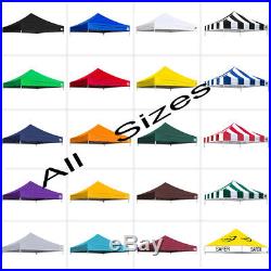 New Ez Pop up Party Tent Replacement Top Outdoor Patio Gazebo Polyester Cover
