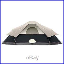 New Family Camping Tent 3 Separate Rooms Travel Coleman Black Canyon 8 Person