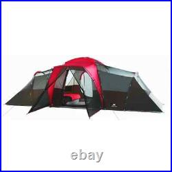 New Large Outdoor Camping Tent 10-Person 3-Room Cabin Screen Porch Waterproof