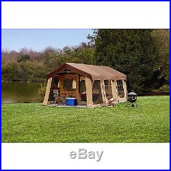 New Large Tent 20'x10' River Camping 10 Person Front Porch Fishing Family Cabin