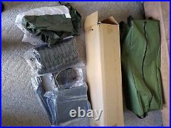 New OUTSUNNY 2 Person Foldable Camping Cot, Tent, Air Mattress, Cover, Pump & Bag
