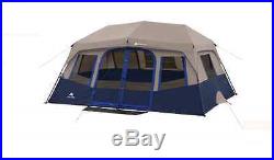 New Ozark Trail 10 Person Outdoor Instant Cabin Tent, 2 Room Family Camping Tent