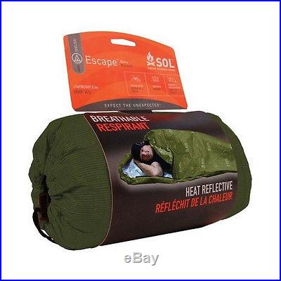 New- SOL OD Escape Bivvy TACTICAL Gear Survival Sleeping Bag/Shelter- OLIVE DRAB