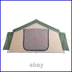 New Tent Camping Tent 14 Person 2 Room Cabin Outdoor Large Family Lodge