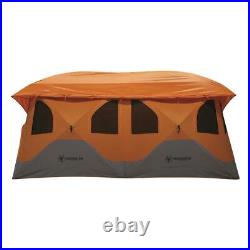 New Waterproof Gazelle T8 Pop-Up Hub Camping Tent For 8 People Orange/Back