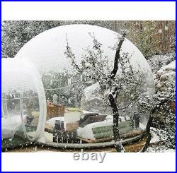 Nflatable Bubble Tent House Dome Outdoor Clear Show Room with 1 Tunnel
