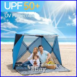 Night Cat Beach Tent Pop Up Sun Shade Shelter Portable Outdoor Camping Fishing