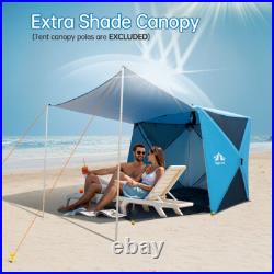 Night Cat Beach Tent Pop Up Sun Shade Shelter Portable Outdoor Camping Fishing