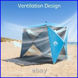 Night Cat Beach Tent Pop Up Sun Shade Shelter Portable Outdoor Camping Fishing