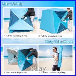 Night Cat Beach Tent Pop Up Sun Shade Shelter Portable Outdoor Camping Fishing
