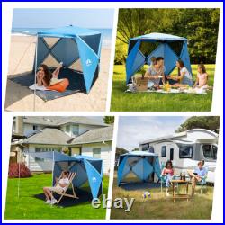 Night Cat Beach Tent Pop Up Sun Shade Shelter Portable Outdoor Camping Fishing