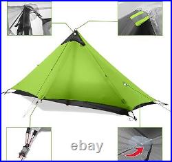Night Cat Ultralight Backpacking 1 Person Tent Semi-freestanding Ultralight Tent
