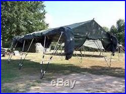 Official Military Base X 305 Tent 18' X 25' OD GREEN or TAN Tactical Shelter