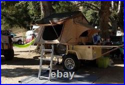 Offroad Camping Trailer With Rooftop Tent