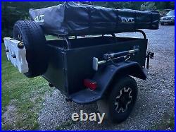 Offroad Overland Camping Trailer with CVT Denali XXL Rooftop Tent