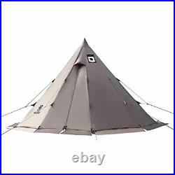 OneTigris Rock Fortress Hot Tent with Stove Jack, 6 Person, 4 Season Tipi Tent