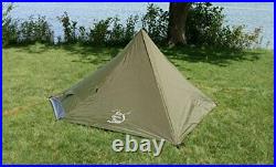 One Person Trekking Pole Tent, Ultralight Backpacking