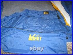 Original REI Half Dome 3 Season 2 Person Backpack Tent w Rain Fly